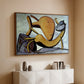 Cat and Big Fish, c. 1931 - Floater Framed Canvas Print