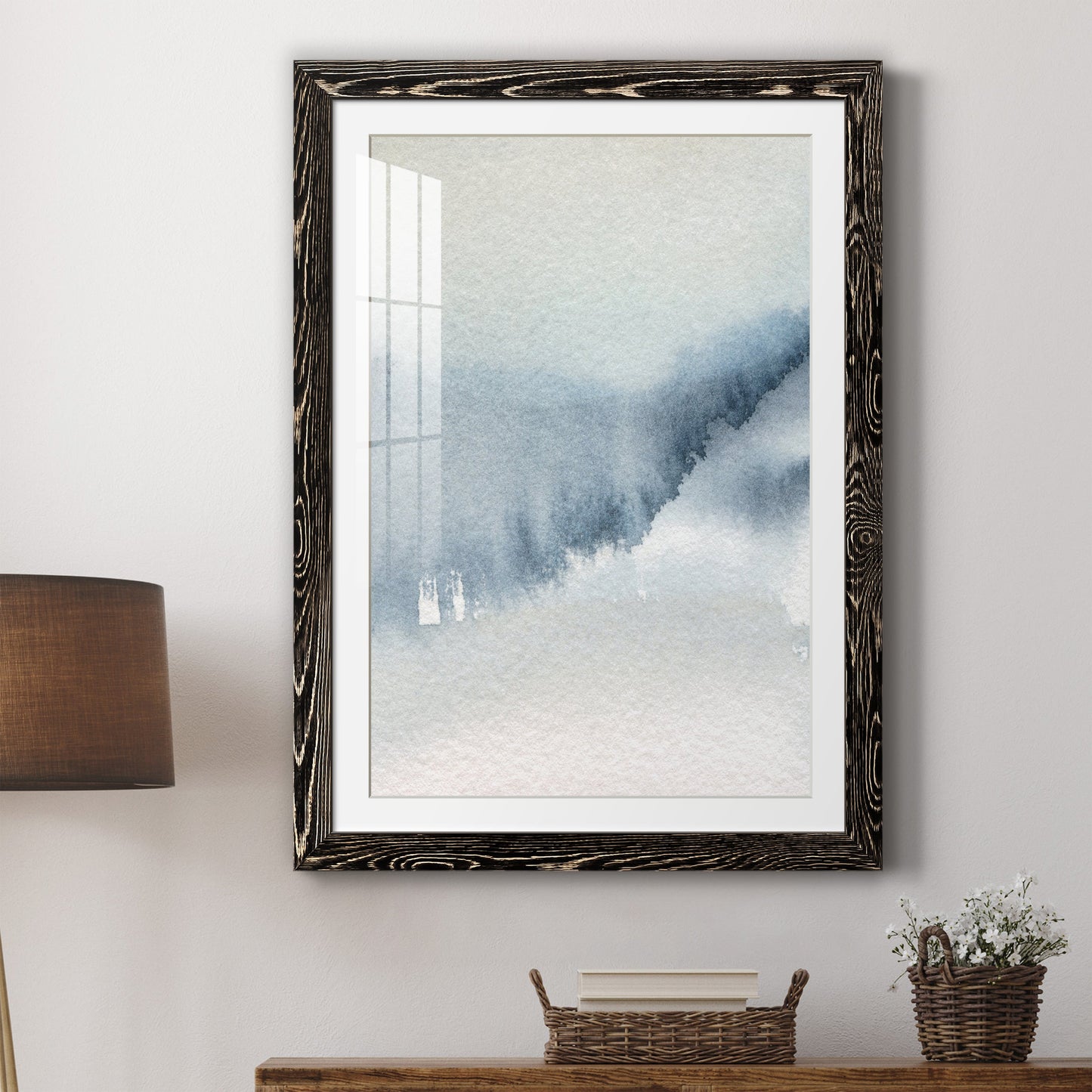 Summer Rain II - Premium Framed Print - Distressed Barnwood Frame - Ready to Hang