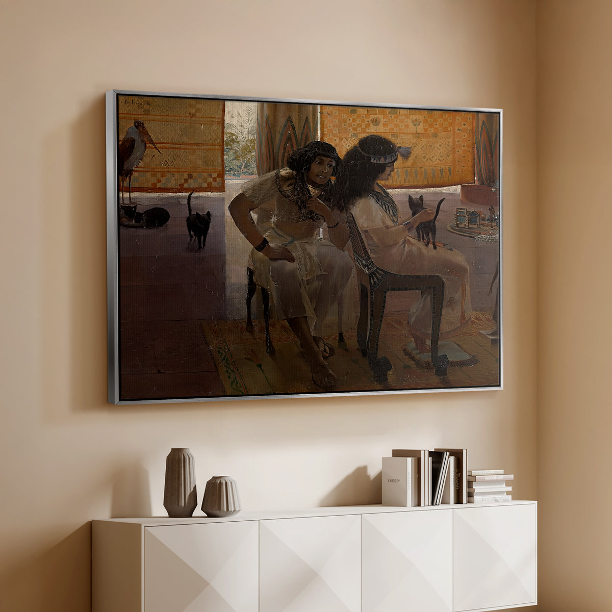 The Age of the Pharaohs, 1914 - Floater Framed Canvas Print