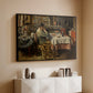 The Meal (De maaltijd), c. 1885 - Floater Framed Canvas Print
