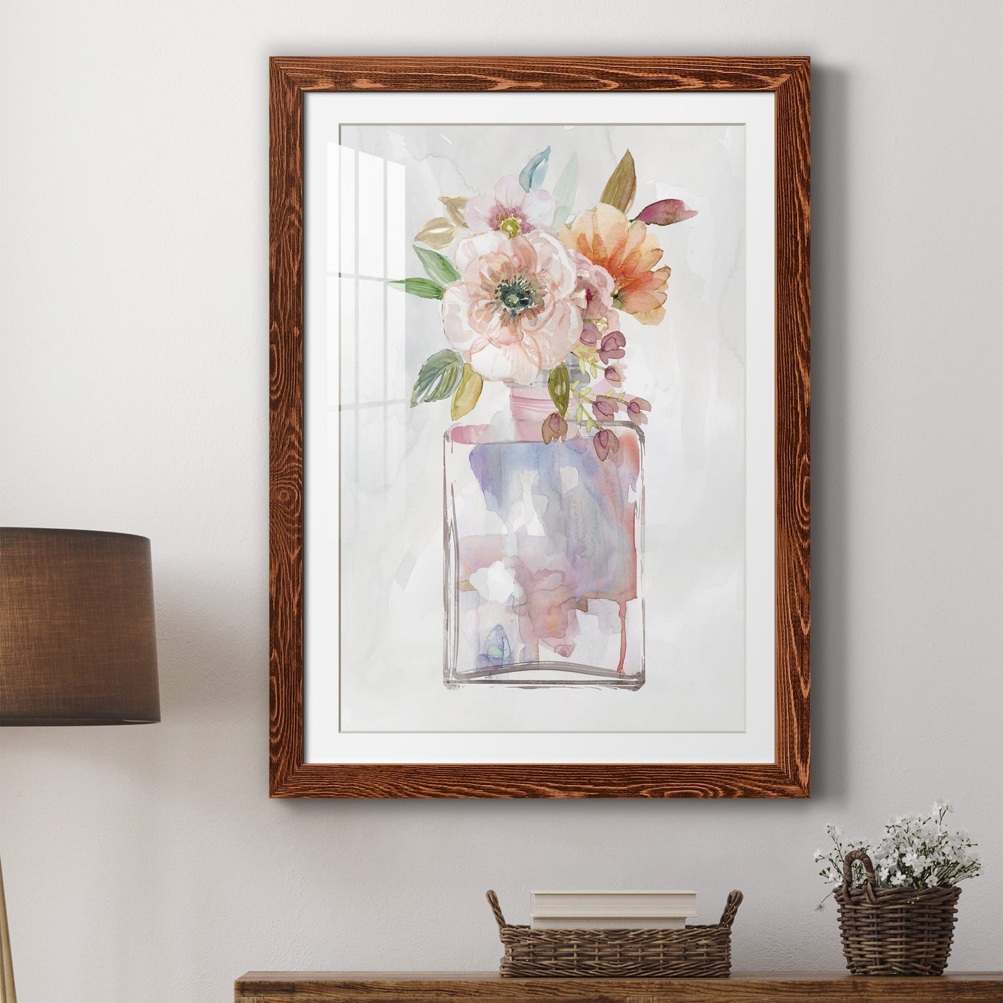 Mini Bouquet II - Premium Framed Print - Distressed Barnwood Frame - Ready to Hang