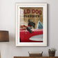 Old Dog Classics - Premium Framed Print - Distressed Barnwood Frame - Ready to Hang