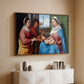 Sacred Conversation, c. 1505 - Floater Framed Canvas Print