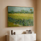 Field with Irises near Arles, 1888 - Floater Framed Canvas Print