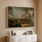 The Course of Empire: Destruction, 1836 - Floater Framed Canvas Print