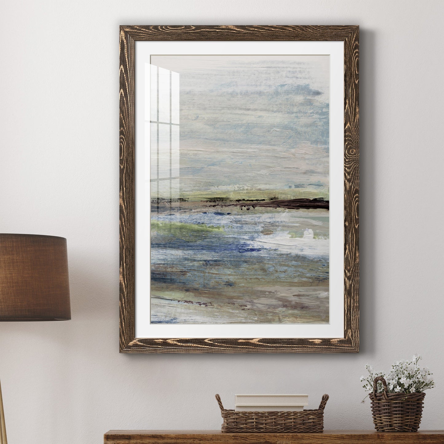 Wetlands II - Premium Framed Print - Distressed Barnwood Frame - Ready to Hang