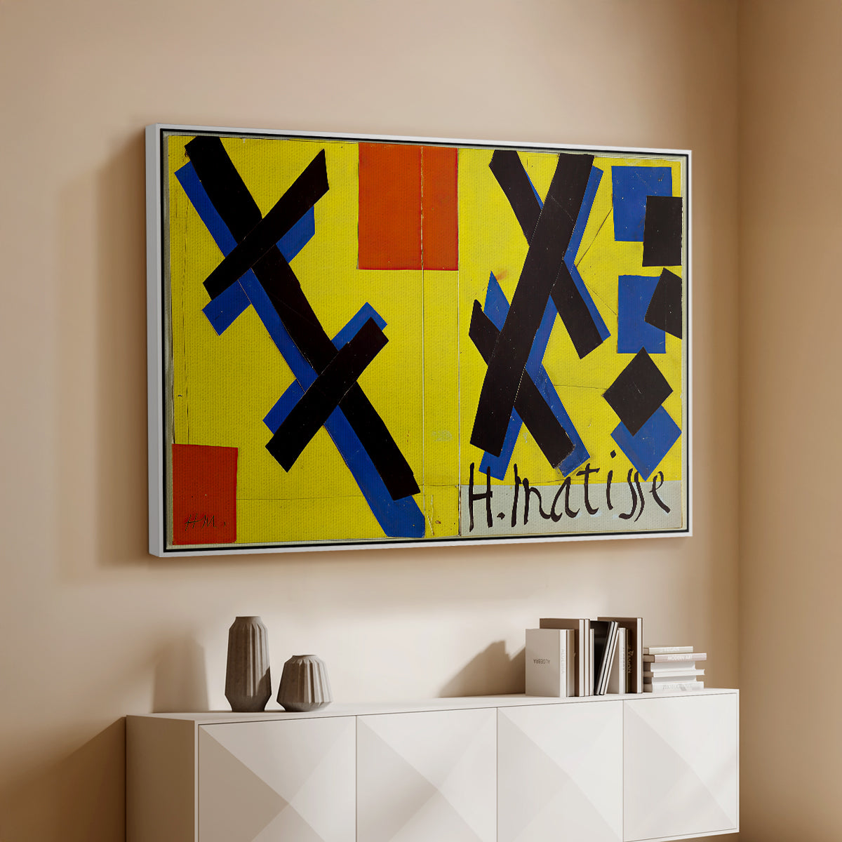 Cover Design for Matisse: His Art and His Public, 1951 - Floater Framed Canvas Print