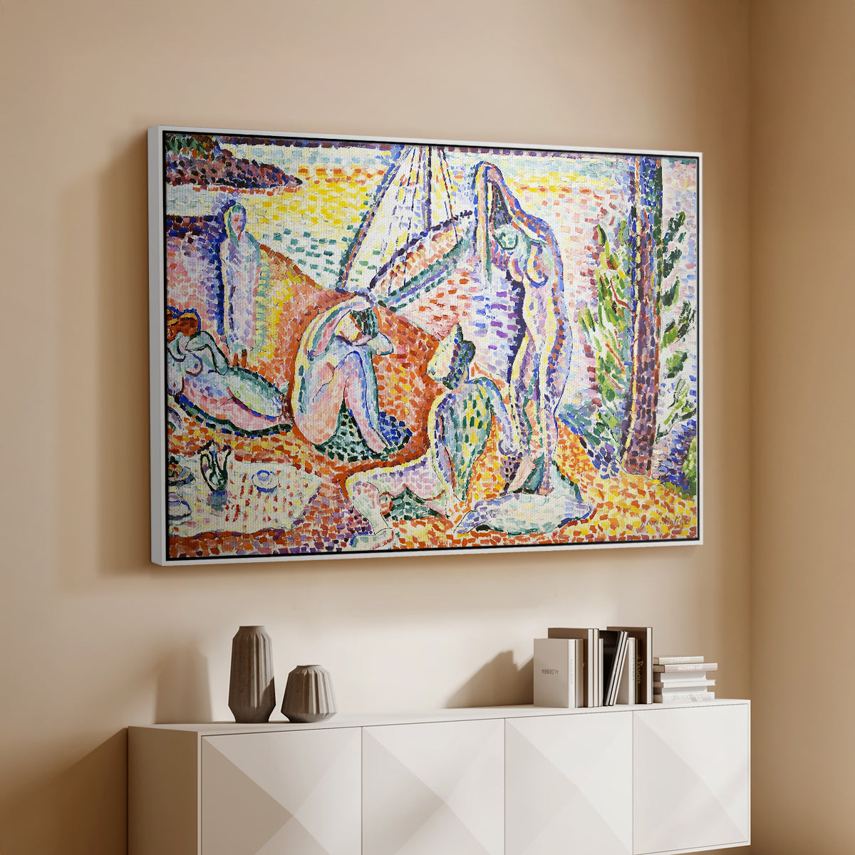 Luxe, Calme et Volupté, 1904 - Floater Framed Canvas Print