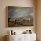 Ryelands Sheep, the King's Ram, the King's Ewe and Lord Somerville's Wether, c. 1801-1807 - Floater Framed Canvas Print