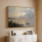 Traunsee, 1871 - Floater Framed Canvas Print