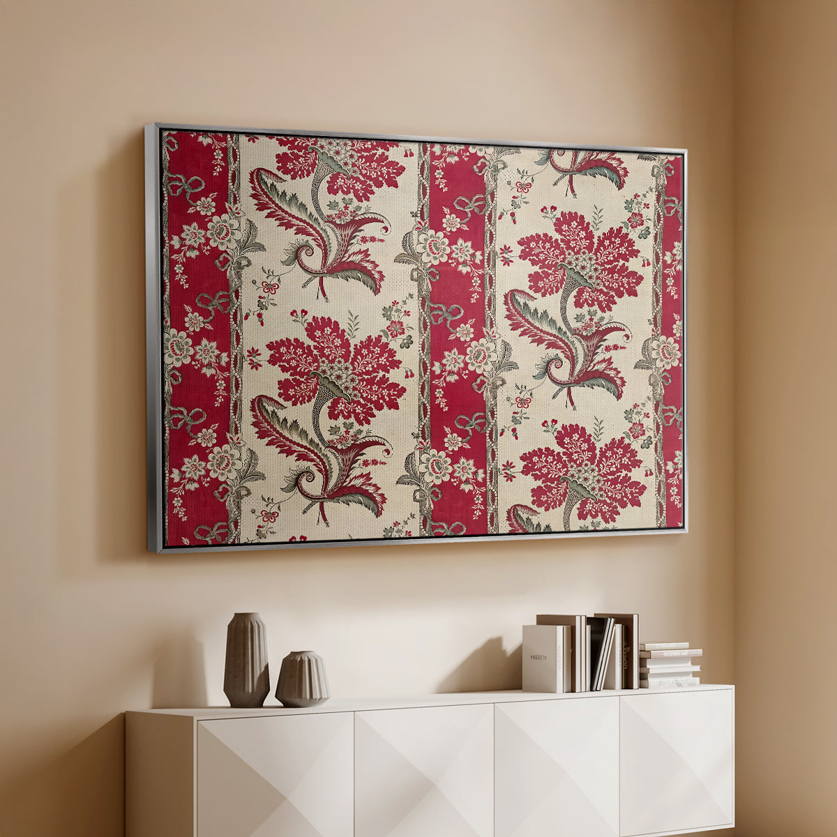 The Flowering Cornucopia (La Corne Fleurie), c. 1789-1850 - Floater Framed Canvas Print