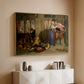 The Flight of Madeline and Porphyro, 1848 - Floater Framed Canvas Print