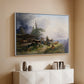 An Alpine Farm on the Untersberg, 1835 - Floater Framed Canvas Print