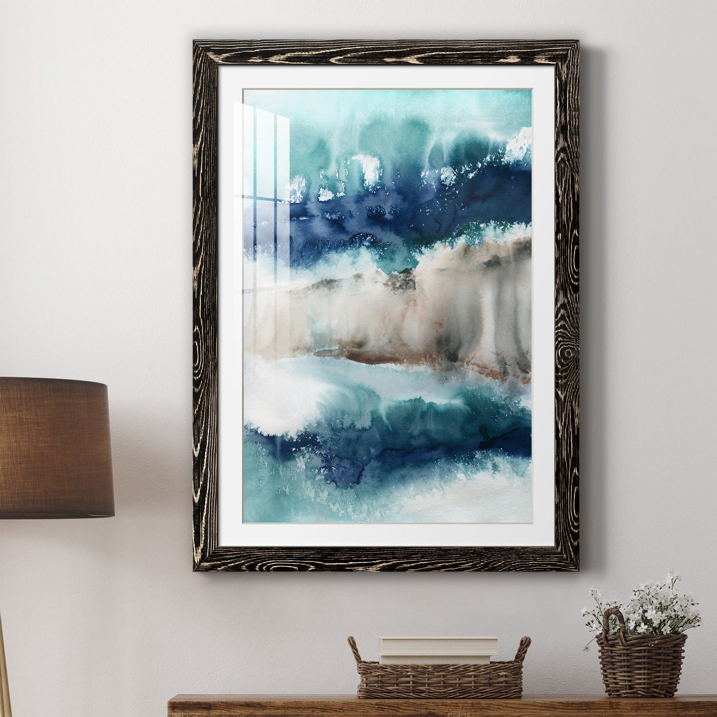 Shifting Sands - Premium Framed Print - Distressed Barnwood Frame - Ready to Hang