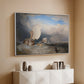 Fishing Boats with Hucksters Bargaining for Fish, 1837-1838 - Floater Framed Canvas Print