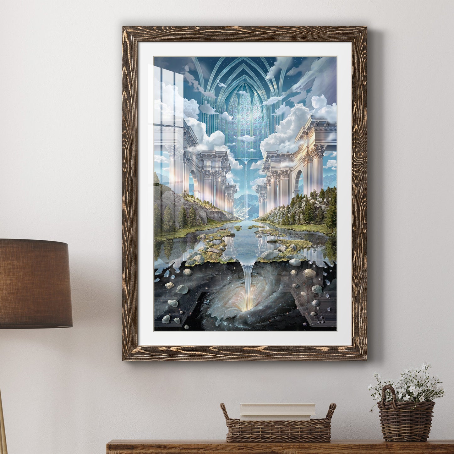 Genesis II - Premium Framed Print - Distressed Barnwood Frame - Ready to Hang