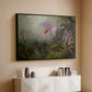 Two Sun Angel Hummingbirds on a Branch, c. 1890-1904 - Floater Framed Canvas Print