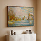 The Lighthouse at Groix, 1925 - Floater Framed Canvas Print