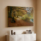 A Wooded Path in Autumn, 1902 - Floater Framed Canvas Print
