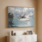 Fishing Boats, Key West, 1903 - Floater Framed Canvas Print