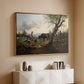 Shepherd with Billy Goat, c. 1830 - Floater Framed Canvas Print