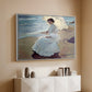 Clotilde on the Beach, 1904 - Floater Framed Canvas Print