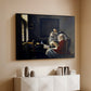 Girl Interrupted at Her Music, c. 1658-1659 - Floater Framed Canvas Print