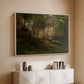 German Farm, 1859 - Floater Framed Canvas Print