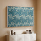 Tulip (Teal), 1875 - Floater Framed Canvas Print