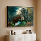 Campfire, Adirondacks, 1892 - Floater Framed Canvas Print