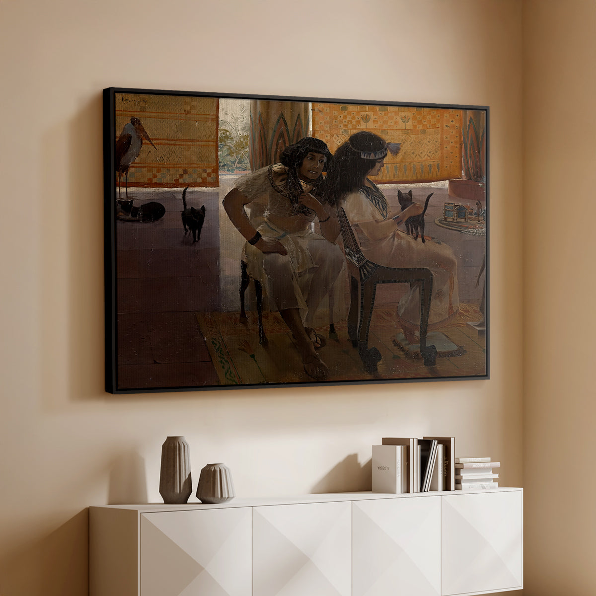 The Age of the Pharaohs, 1914 - Floater Framed Canvas Print