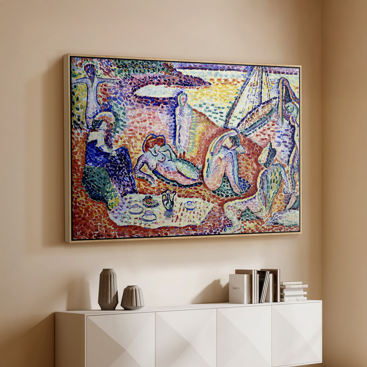 Luxe, Calme et Volupté, 1904 - Floater Framed Canvas Print