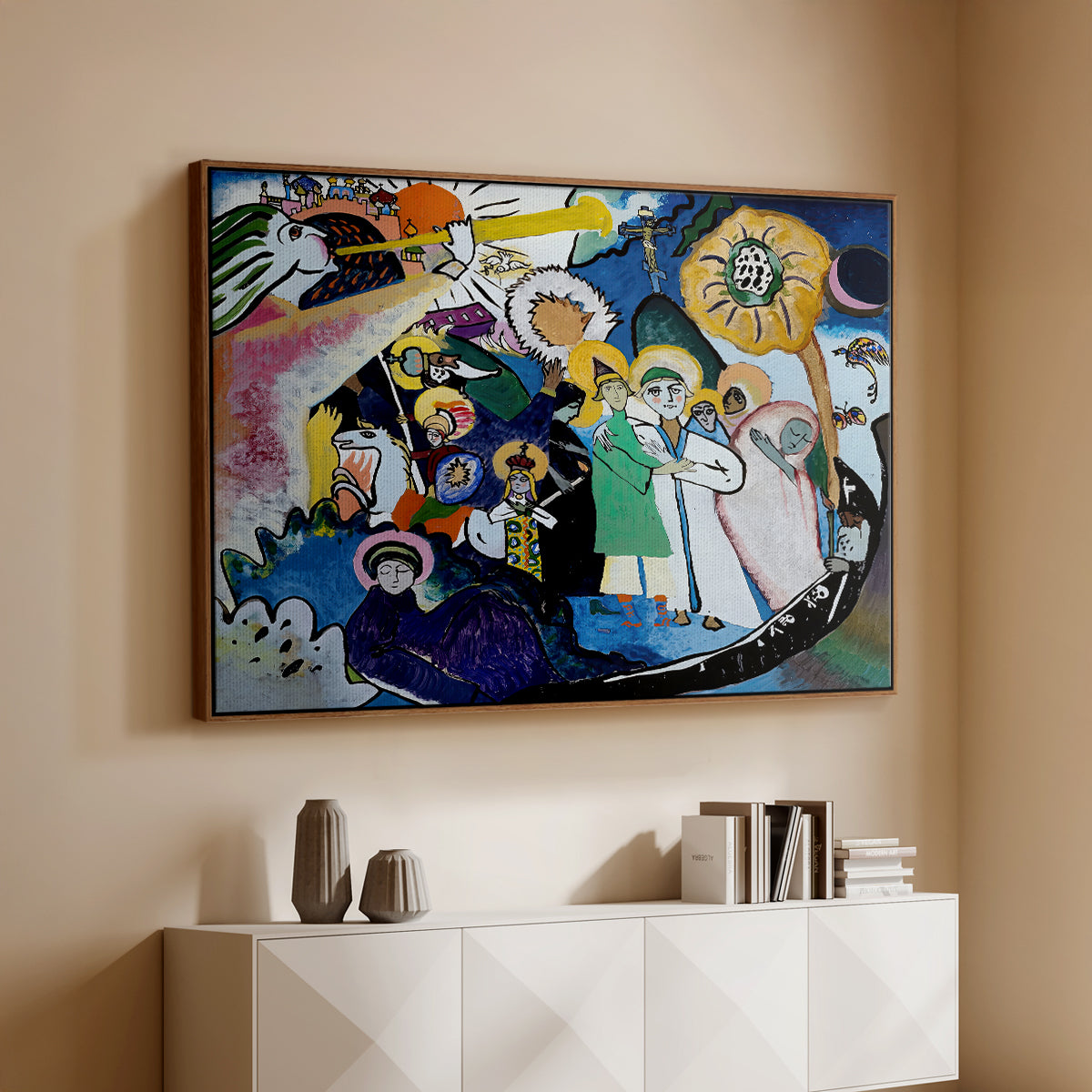 All Saints Day I, 1911 - Floater Framed Canvas Print