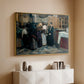 Kissing the Relic, 1893 - Floater Framed Canvas Print