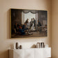A Group of Danish Artists in Rome, 1837 - Floater Framed Canvas Print