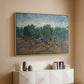 Olive Trees, 1889 - Floater Framed Canvas Print