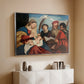 Mary and Child with Saints Stephen, Jerome and Maurice, c. 1510 - Floater Framed Canvas Print