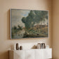 Landscape at Arleux-du-Nord, c. 1871-1874 - Floater Framed Canvas Print