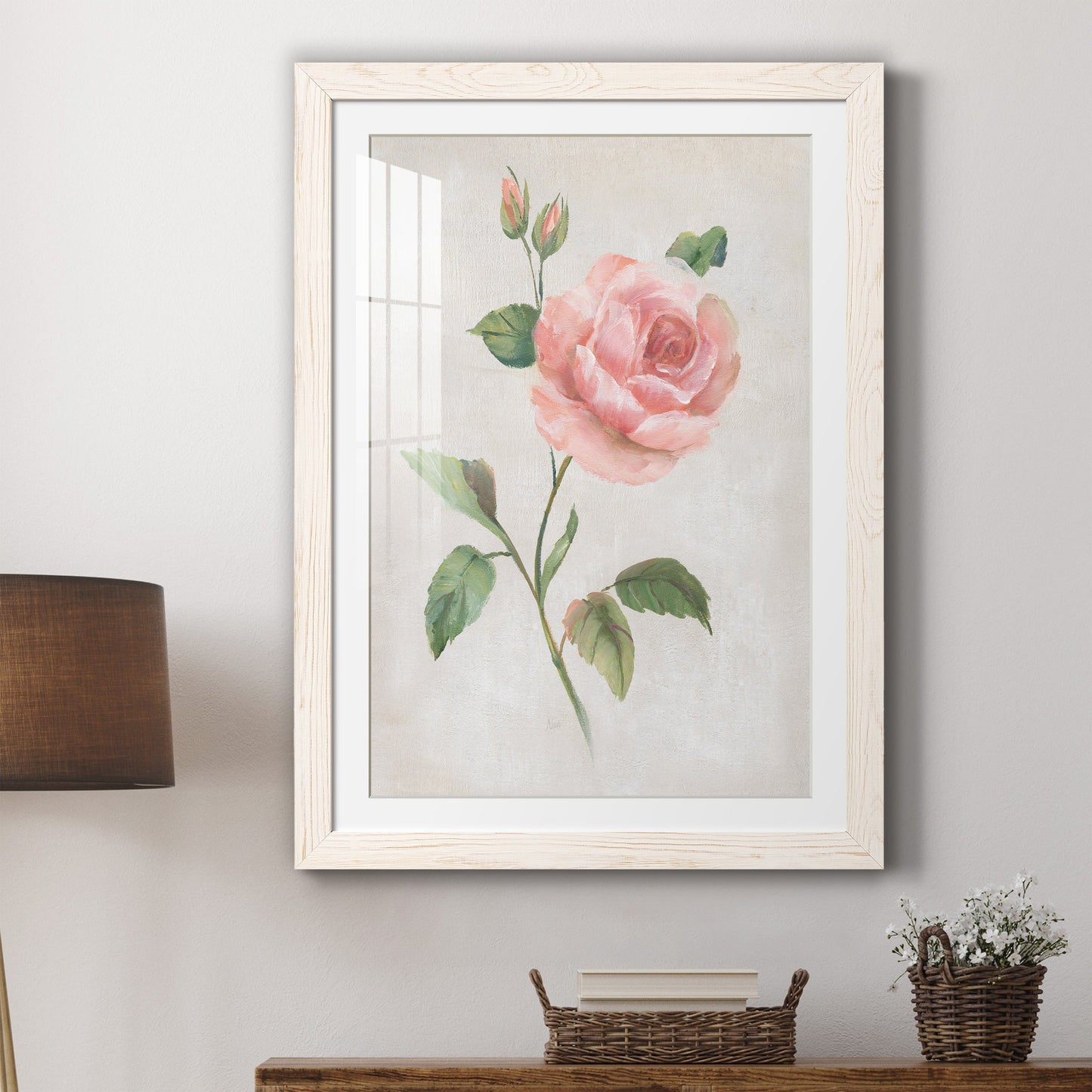 Grandiflora I - Premium Framed Print - Distressed Barnwood Frame - Ready to Hang