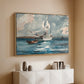 Sloop, Nassau, 1899 - Floater Framed Canvas Print