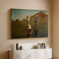 A Temperance Meeting, 1874 - Floater Framed Canvas Print