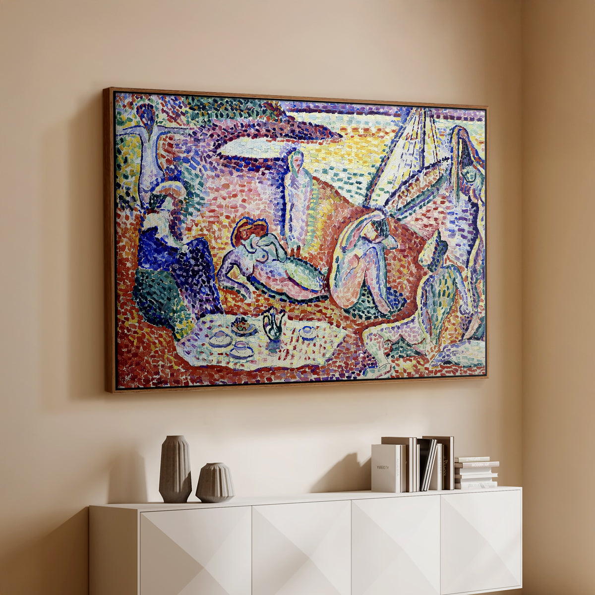 Luxe, Calme et Volupté, 1904 - Floater Framed Canvas Print