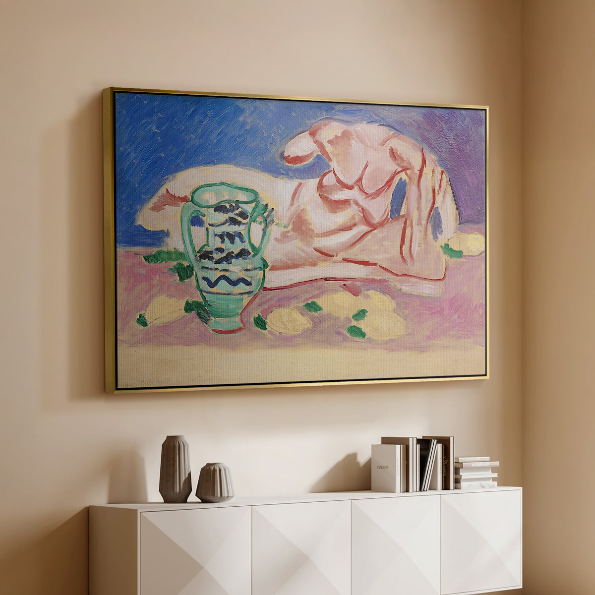 Ilyssus from the Parthenon, 1908 - Floater Framed Canvas Print