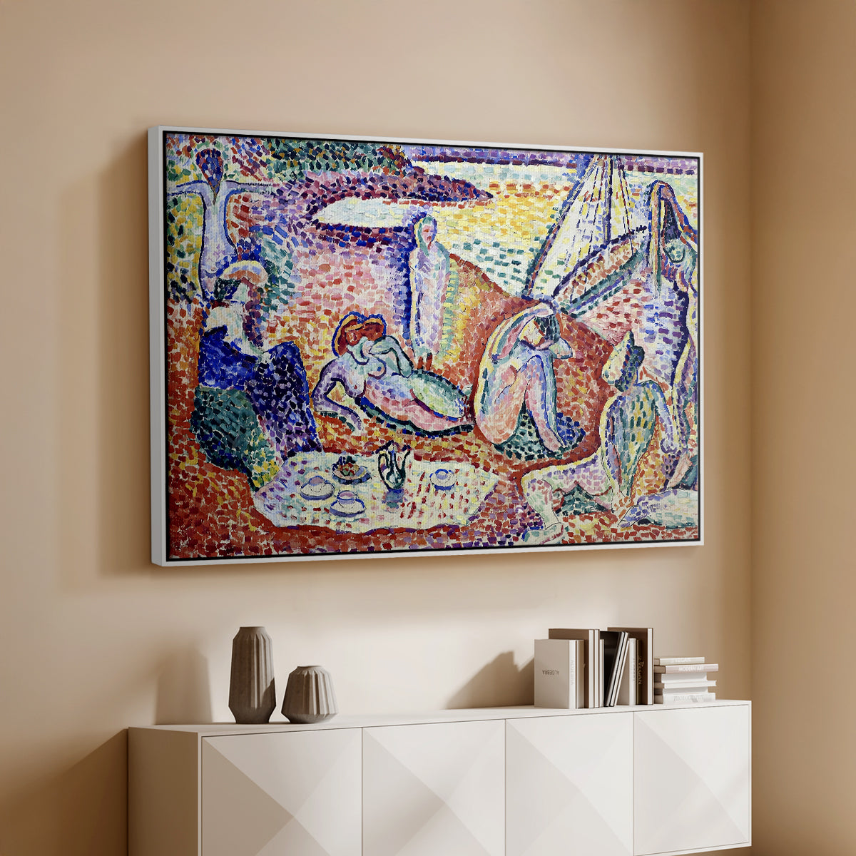 Luxe, Calme et Volupté, 1904 - Floater Framed Canvas Print