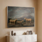 Ryelands Sheep, the King's Ram, the King's Ewe and Lord Somerville's Wether, c. 1801-1807 - Floater Framed Canvas Print