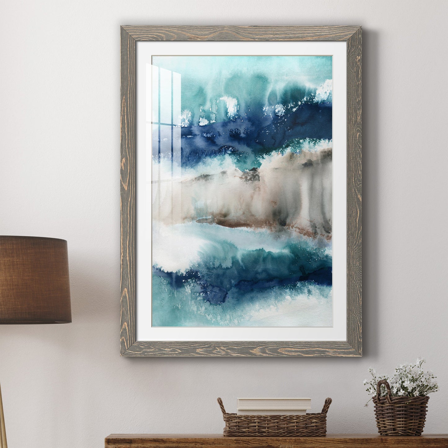 Shifting Sands - Premium Framed Print - Distressed Barnwood Frame - Ready to Hang