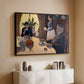 The Dining Room (Breakfast), 1886-1887 - Floater Framed Canvas Print