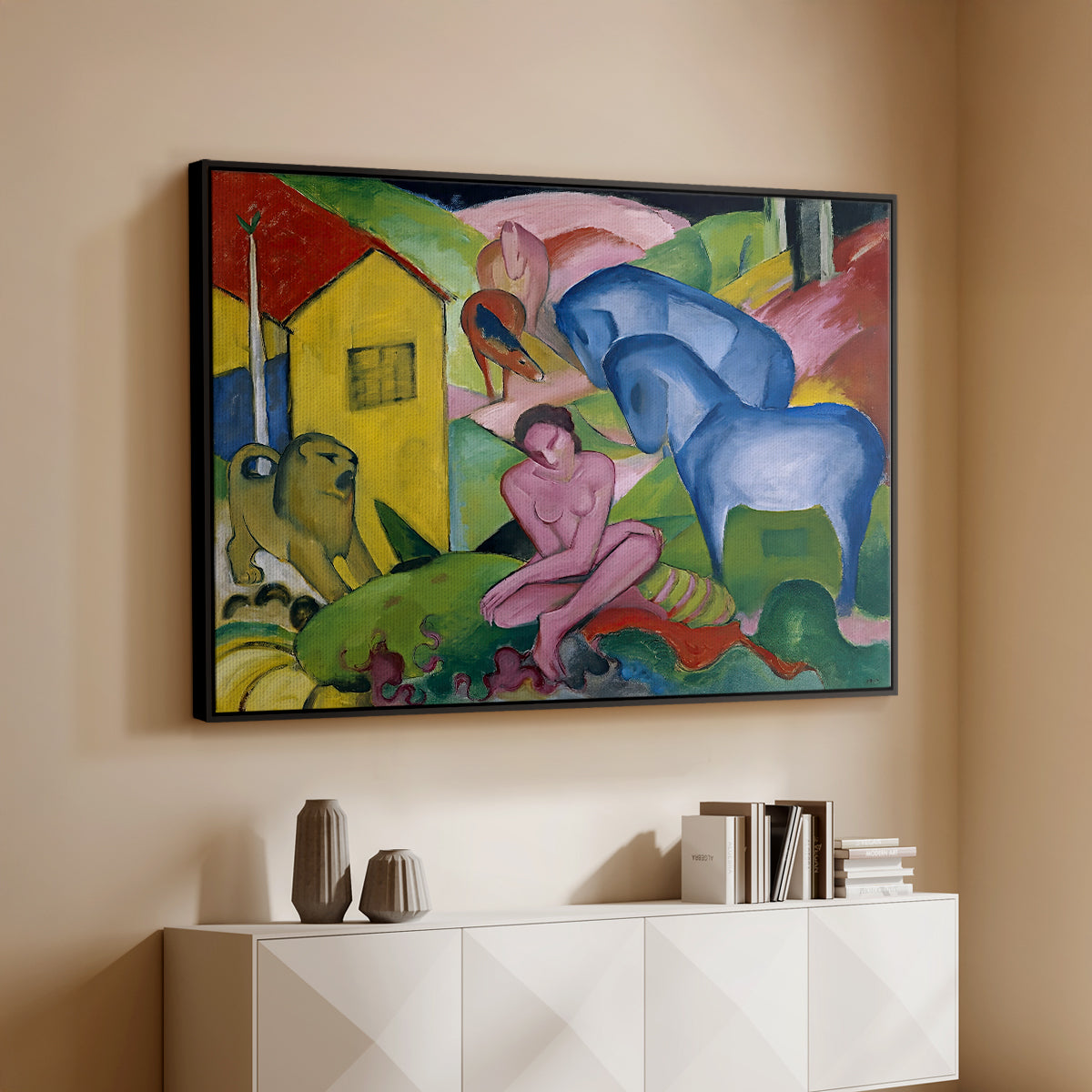 The Dream, 1912 - Floater Framed Canvas Print