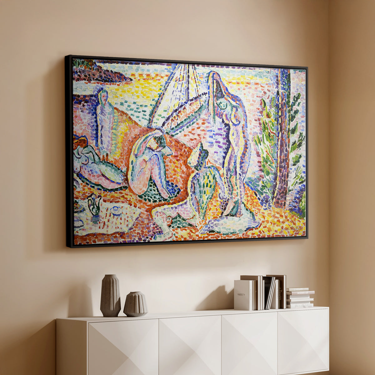 Luxe, Calme et Volupté, 1904 - Floater Framed Canvas Print