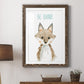 Be Brave Fox - Premium Framed Print - Distressed Barnwood Frame - Ready to Hang